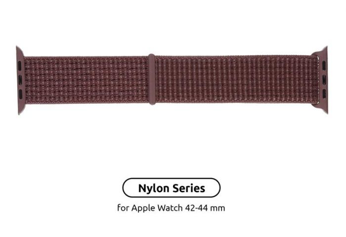 Ремінець Armorstandart Nylon Band для Apple Watch 42mm/44mm/45mm Smoke Purple (ARM55855)