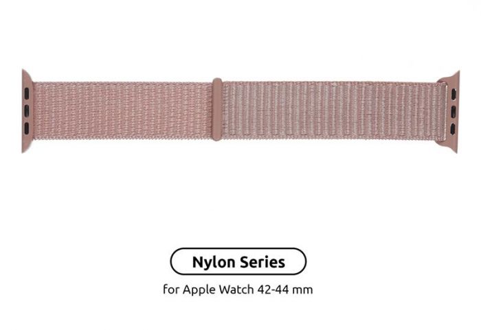 Ремінець Armorstandart Nylon Band для Apple Watch 42mm/44mm/45mm Pink Sand (ARM56052)