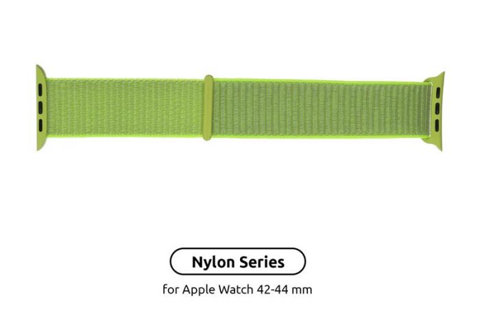 Ремінець Armorstandart Nylon Band для Apple Watch 42mm/44mm/45mm Light Green (ARM57858)