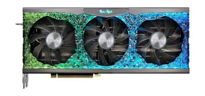 Відеокарта GF RTX 3070 8GB GDDR6 GameRock V1 Palit (NE63070019P2-1040G) (LHR)