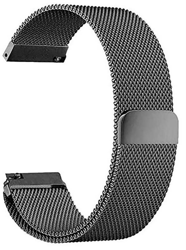 Ремінець BeCover Milanese Style для Samsung Galaxy Watch 4 Classic 42 (22mm)/46mm/Watch 46mm/Watch 3 45mm/Gear S3 Classic/Gear S3 Frontier Gray (707785)