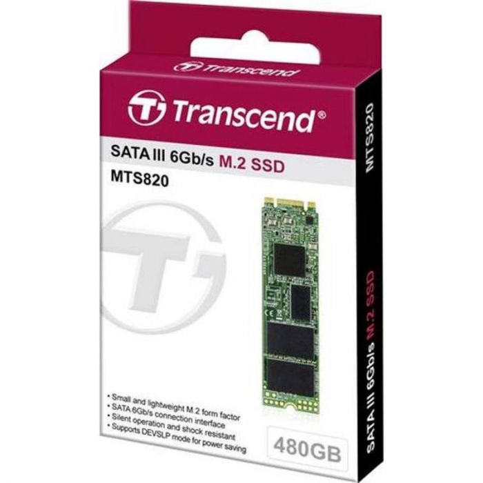 Накопичувач SSD  480GB Transcend 820S M.2 2280 SATAIII 3D TLC NAND (TS480GMTS820S)