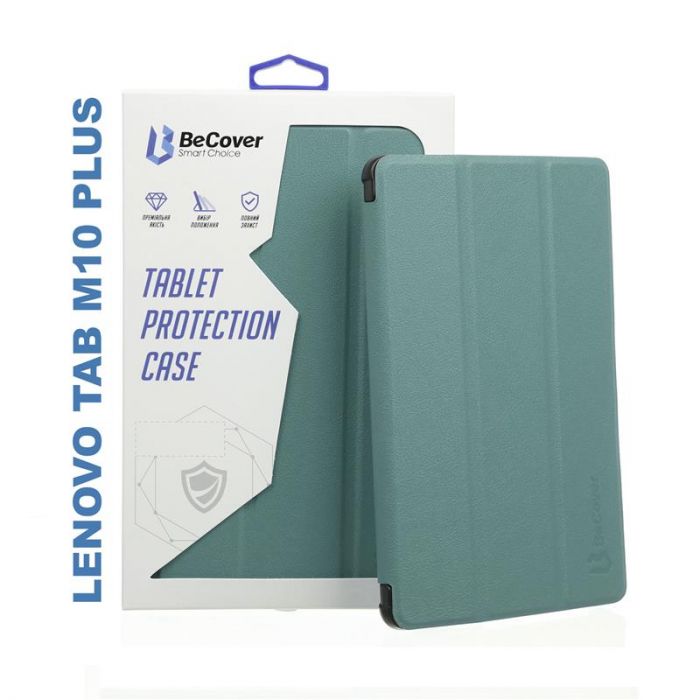 Чохол-книжка BeCover Smart для Lenovo Tab M10 Plus TB-X606/M10 Plus (2nd Gen) Dark Green (705217)
