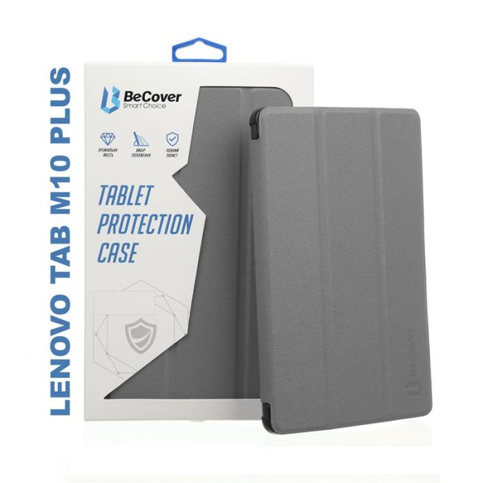Чохол-книжка BeCover Smart для Lenovo Tab M10 Plus TB-X606/M10 Plus (2nd Gen) Gray (705218)
