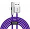 Кабель Baseus Iridescent Lamp Mobile Game USB3.1-Lightning 1.5A, 1м, Purple (CAL7C-A05)