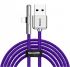 Кабель Baseus Iridescent Lamp Mobile Game USB3.1-Lightning 1.5A, 2м, Purple (CAL7C-B05)