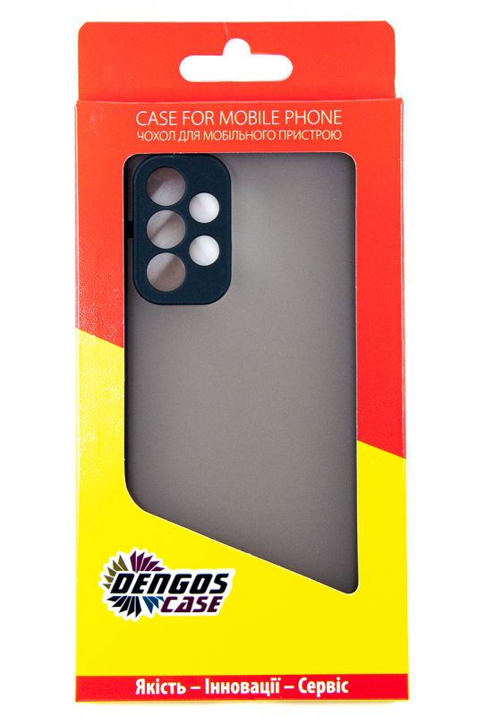 Чохол-накладка Dengos Matt для Samsung Galaxy A73 5G SM-A736 Black (DG-TPU-MATT-107)