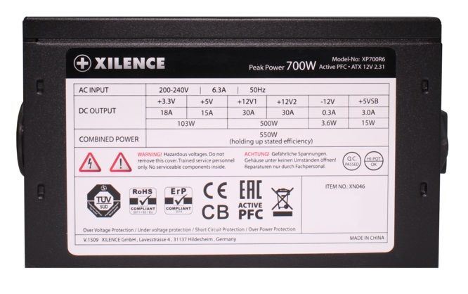 Блок живлення Xilence Performance C (XP700R6) 700W