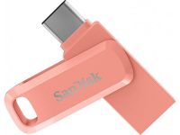 Флеш-накопичувач USB 128GB Type-C SanDisk Dual Drive Go Peach (SDDDC3-128G-G46PC)