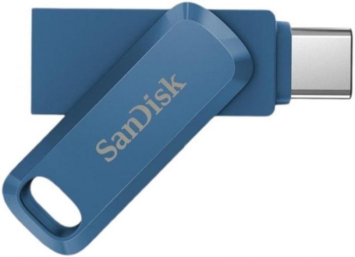 Флеш-накопичувач USB 128GB Type-C SanDisk Dual Drive Go Navy Blue (SDDDC3-128G-G46NB)