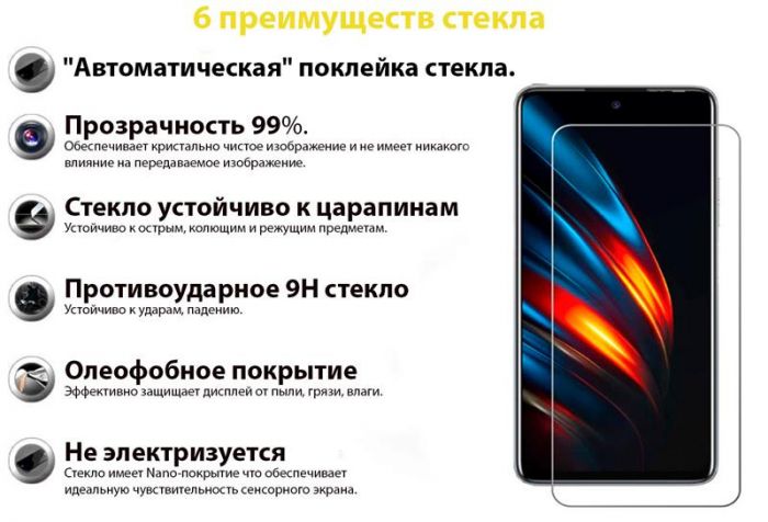 Захисне скло BeCover для Tecno POVA 2 (LE7n) Crystal Clear (707875)