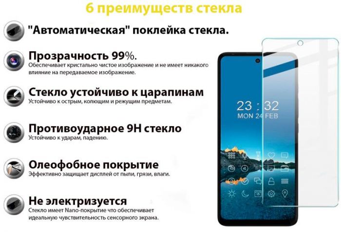 Захисне скло BeCover для Motorola Moto G60/G60s Crystal Clear (707876)