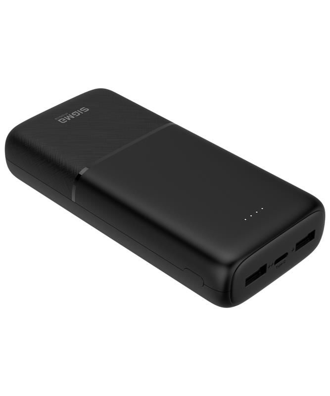 Універсальна мобільна батарея Sigma mobile X-Power SI20A1 20000mAh Black (4827798423714)