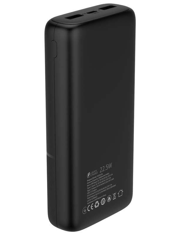 Універсальна мобільна батарея Sigma mobile X-Power SI20A2QL 20000mAh Black (4827798423813)