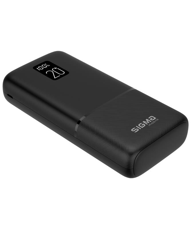 Універсальна мобільна батарея Sigma mobile X-Power SI20A2QL 20000mAh Black (4827798423813)