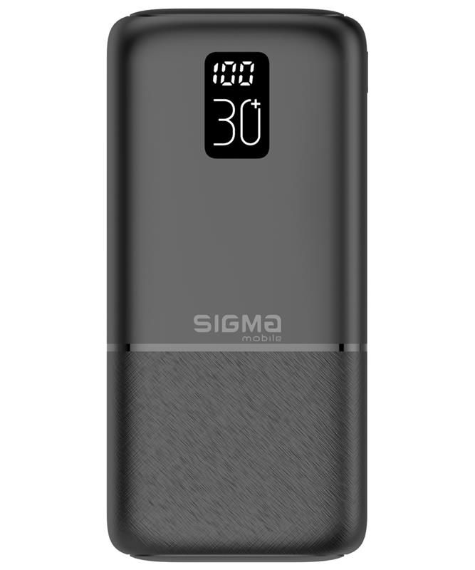 Універсальна мобільна батарея Sigma mobile X-Power SI30A3QL 30000mAh Black (4827798423912)