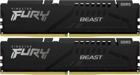 Модуль пам`яті DDR5 2x16GB/4800 Kingston Fury Beast Black (KF548C38BBK2-32)