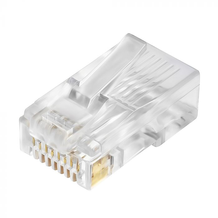 Конектор RJ 45 Merlion (RJ45ML-100-CAT6/17265) Cat. 6 UTP, 100 шт/уп