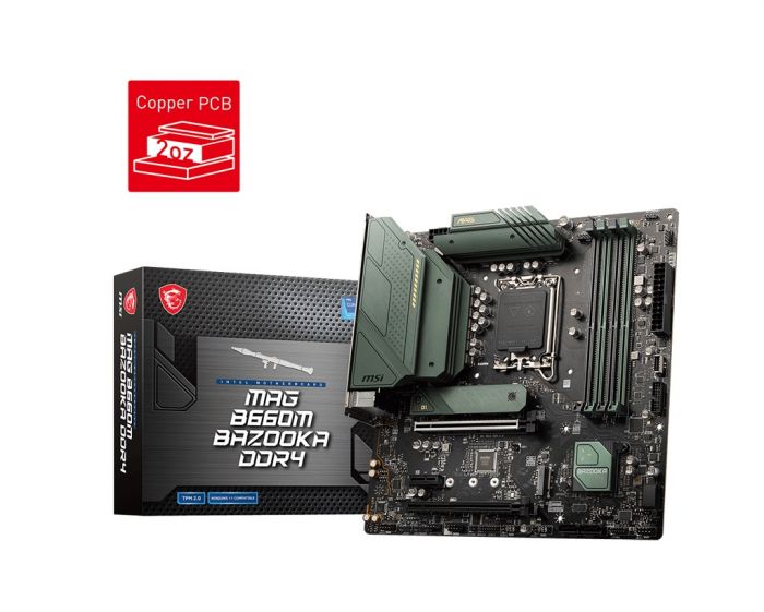 Материнська плата MSI MAG B660M Bazooka DDR4 Socket 1700