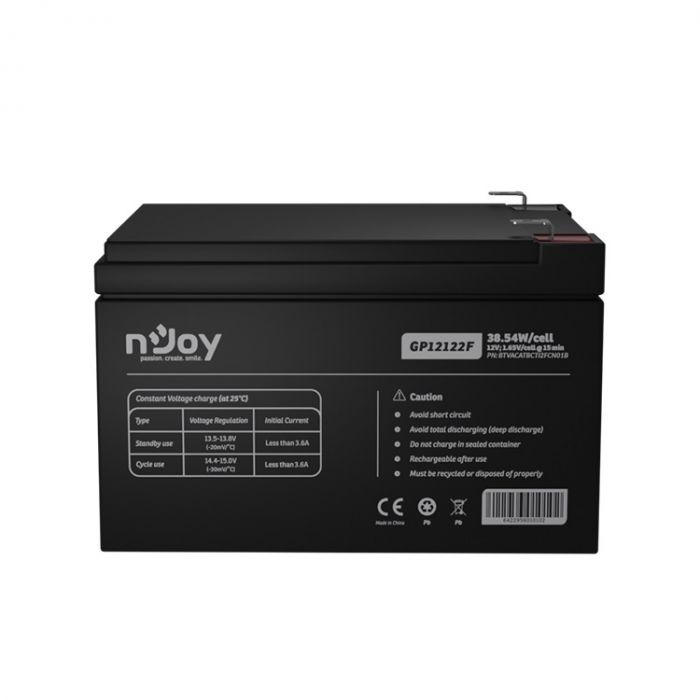 Акумуляторна батарея Njoy GP12122F 12V 12AH (BTVACATBCTI2FCN01B) VRLA