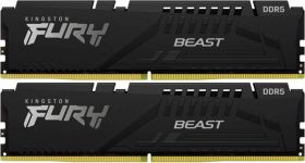 Модуль пам`яті DDR5 2х32GB/5200 Kingston Fury Beast Black (KF552C36BBEK2-64)