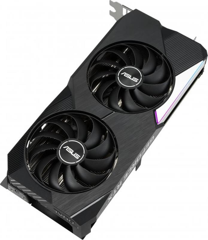 Відеокарта GF RTX 3060 Ti 8GB GDDR6 Dual V2 OC Asus (DUAL-RTX3060TI-O8G-V2) (LHR)