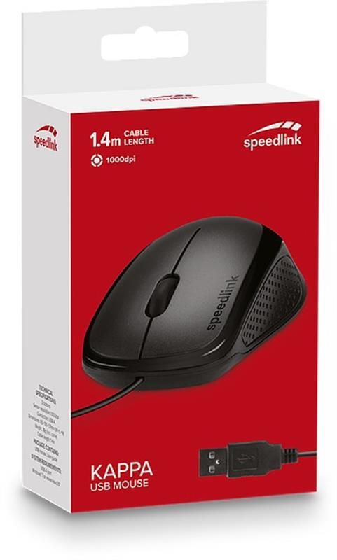 Миша SpeedLink Kappa Black (SL-610011-BK)