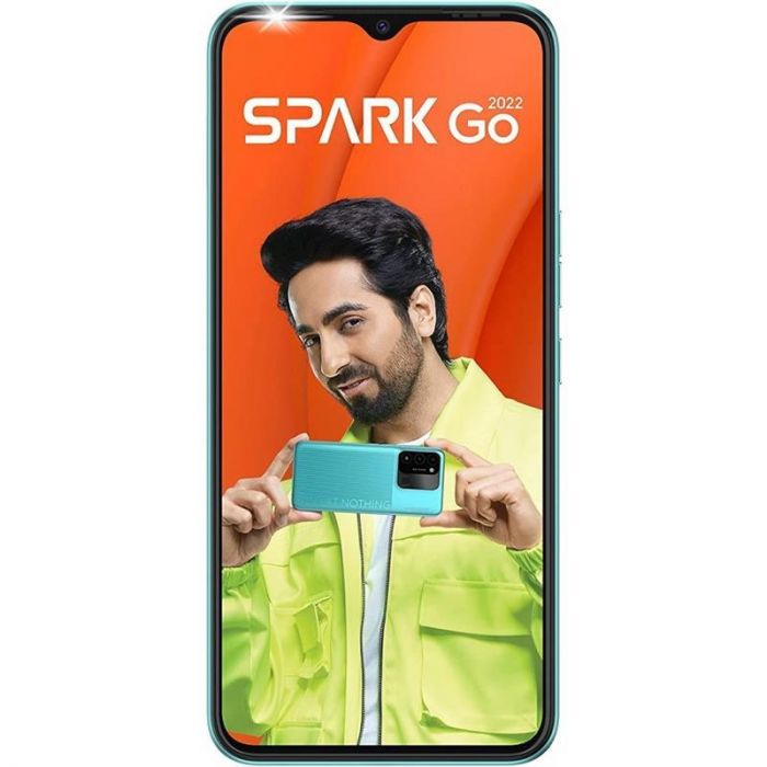 Смартфон Tecno Spark Go 2022 (KG5m) 2/32GB Dual Sim Turquoise Cyan (4895180776960)