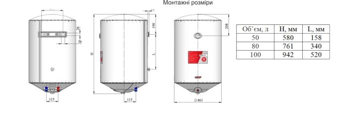 Водонагрівач Nova Tec NT-DD 80 Premium Direct Dry