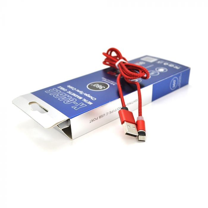 Магнітний кабель PiPo USB 2.0-Micro USB 1.0м Red (18164)