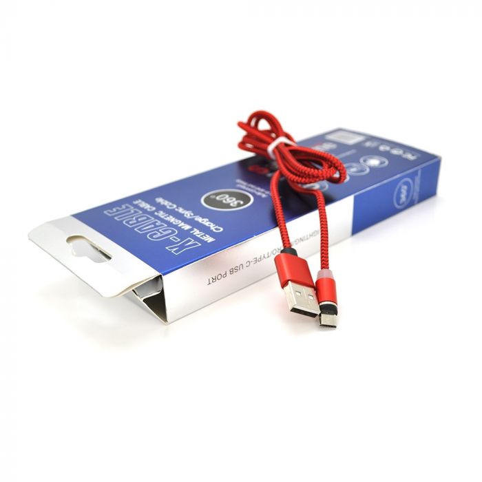 Магнітний кабель PiPo USB - micro USB V 2.0 (M/M), 1 м, Red (18164)