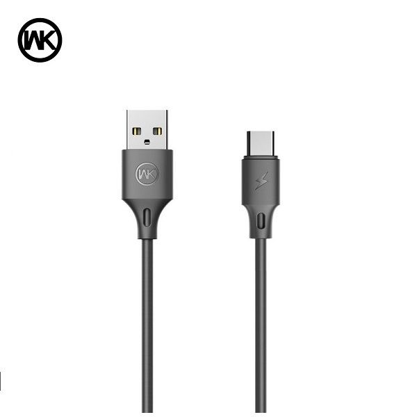 Кабель WK WDC-092a USB - USB Type-C (M/M), 2.1 А, 2 м, Black (6941027610558)