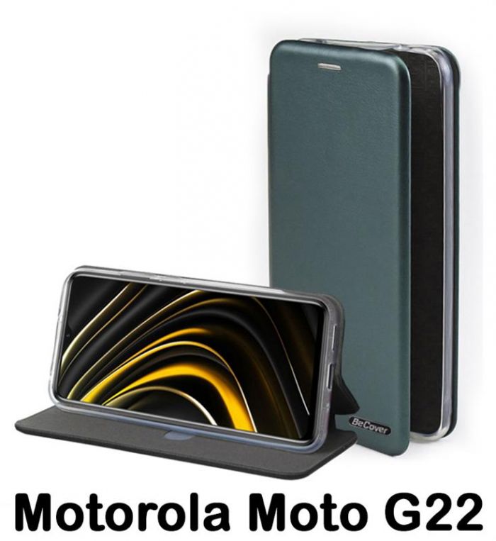 Чохол-книжка BeCover Exclusive для Motorola Moto G22 Dark Green (707910)