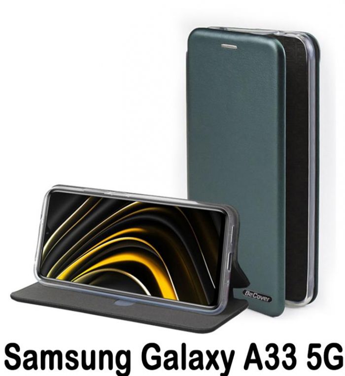 Чохол-книжка BeCover Exclusive для Samsung Galaxy A33 5G SM-A336 Dark Green (707934)