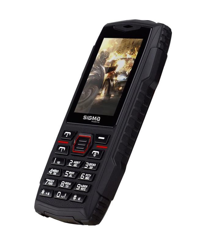 Мобільний телефон Sigma mobile X-treme AZ68 Dual Sim Black/Red