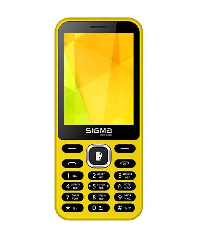 Мобiльний телефон Sigma mobile X-style 31 Power Dual Sim Yellow