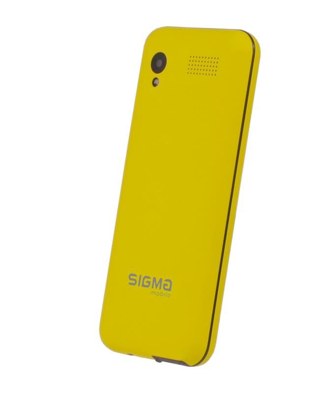 Мобiльний телефон Sigma mobile X-style 31 Power Dual Sim Yellow