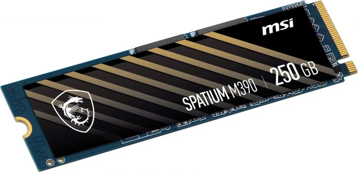 Накопичувач SSD  250GB MSI Spatium M390 M.2 2280 PCIe 3.0 x4 NVMe 3D NAND TLC (S78-4409PL0-P83)