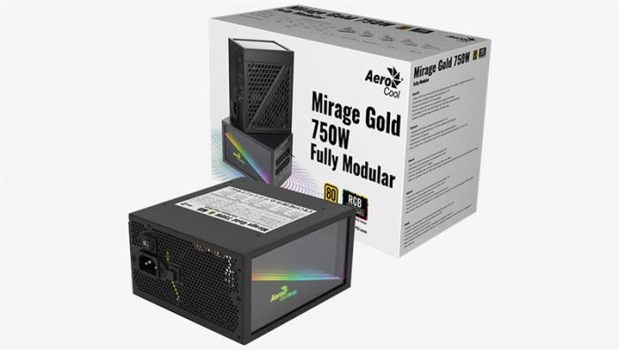 Блок живлення AeroCool Mirage Gold 750 Fully Modular (ACPG-MF75FEC.11) 750W
