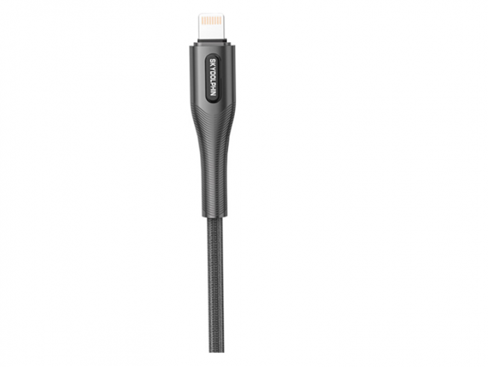 Кабель SkyDolphin S01L USB - Lightning 1м, Black (USB-000581)