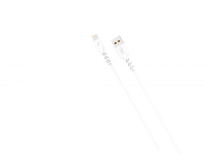 Кабель SkyDolphin S07L TPE High Elastic Line USB - Lightning 1м, White (USB-000593)