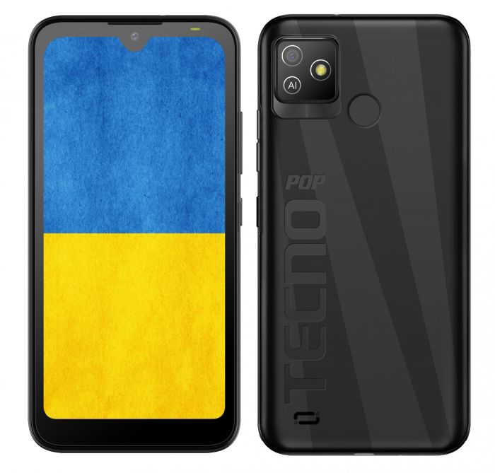 Смартфон Tecno Pop 5 Go (BD1) 1/16GB Dual Sim Aether Black (4895180771019)