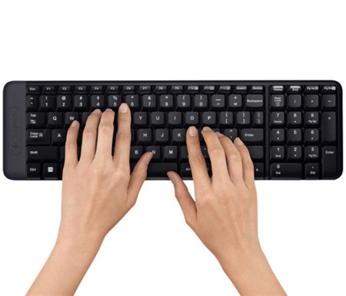 Комплект (клавіатура, мишка) бездротовий Logitech MK220 Black (920-003168)