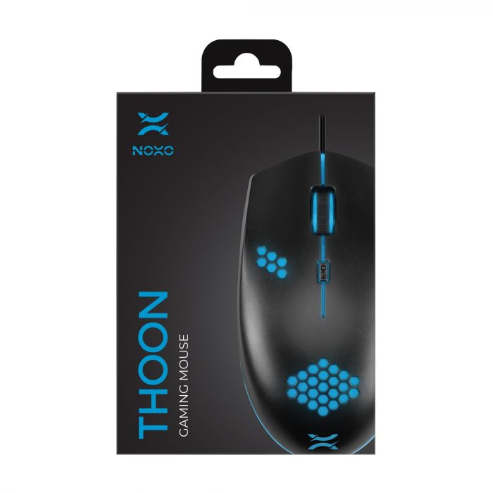 Мишка Noxo Thoon Gaming mouse Black USB (4770070881989)