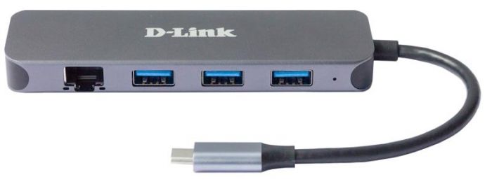 Концентратор USB Type-C D-Link DUB-2334