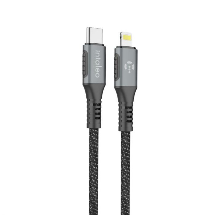 Кабель Intaleo CBGPD30WTL1 USB Type-C - Lightning (M/M), 1.2 м, Grey (1283126518089)
