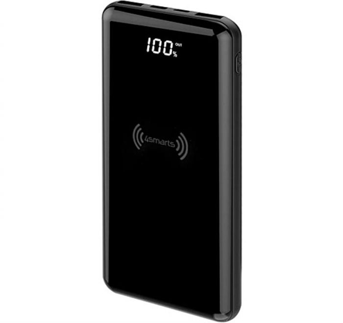 Універсальна мобільна батарея 4smarts VoltHub Ultimate 2 10000mAh QC, PD 18W, Wireless, Black