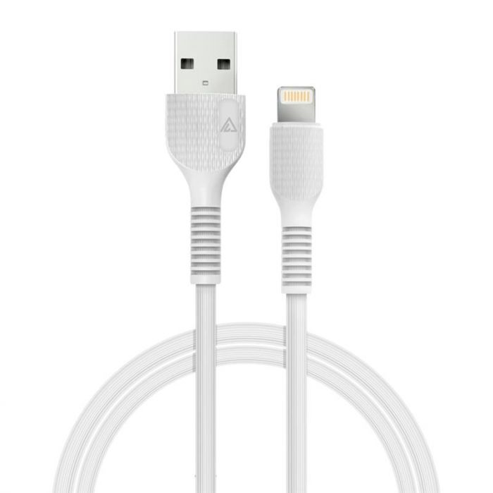 Кабель ACCLAB AL-CBCOLOR-L1WT USB-Lightning 1.2м White (1283126518225)