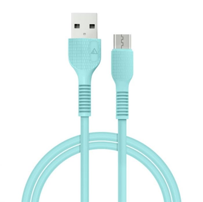 Кабель ACCLAB AL-CBCOLOR-M1MT USB-microUSB 1.2м Mint (1283126518140)