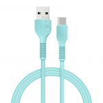 Кабель ACCLAB AL-CBCOLOR-T1MT USB - USB Type-C (M/M), 1.2 м, Mint (1283126518256)